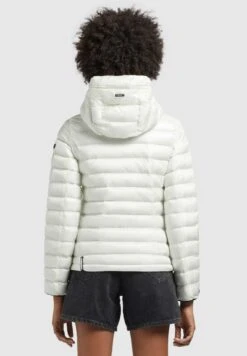 Khujo Lovina4 Shiny - Chaqueta De Entretiempo - Cremeweiß -Moda Tienda 07ba43929a584bb9aee0a269ec23032e