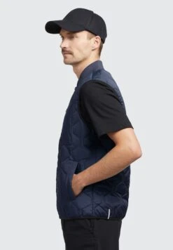 Khujo Liel - Chaleco - Dunkelblau -Moda Tienda 08acdbd782dd4ed8a44d9108b750f46e