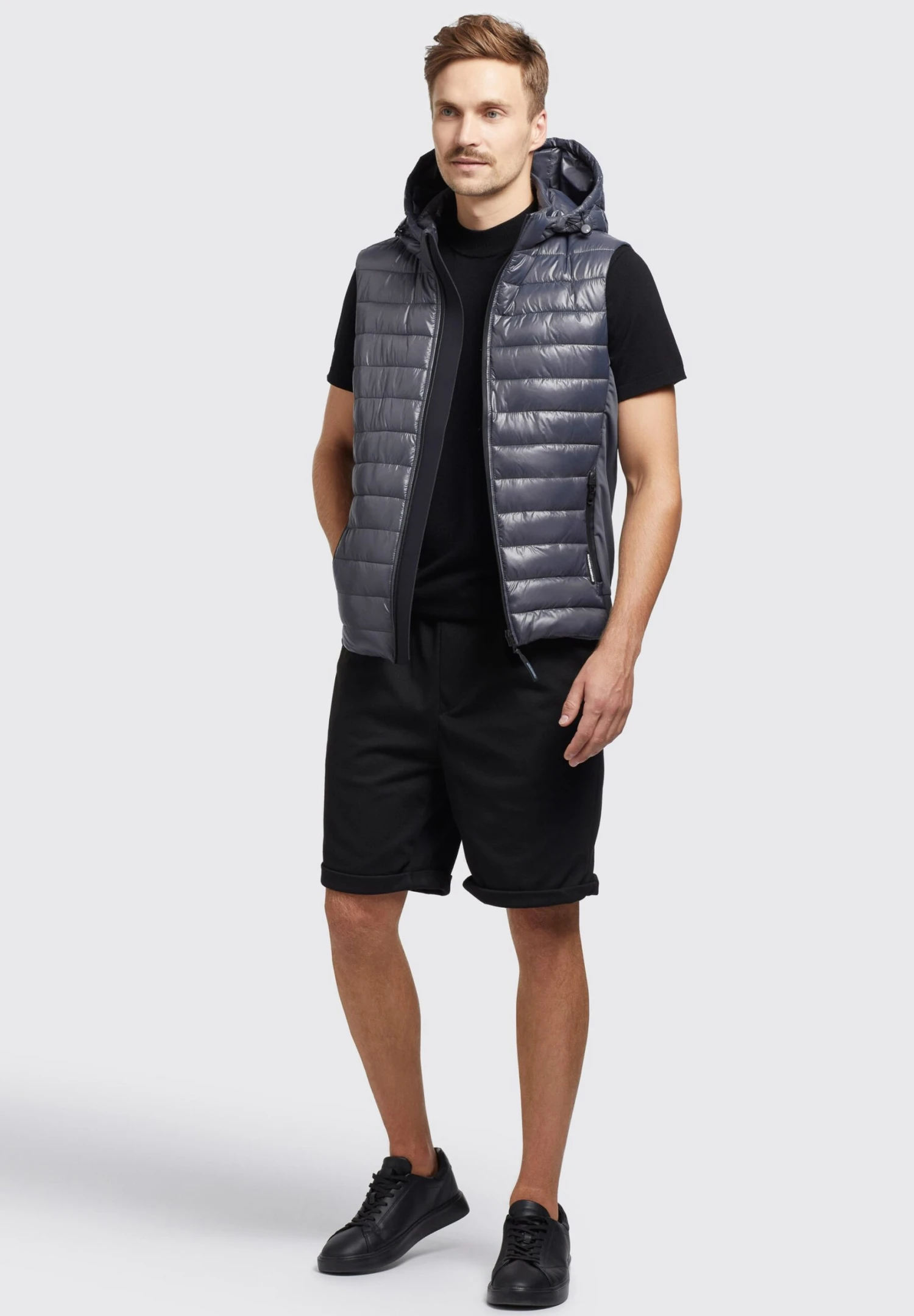 Khujo Wemo Shiny - Chaleco - Grau 4 Khujo Wemo Shiny - Chaleco - Grau - Image 2