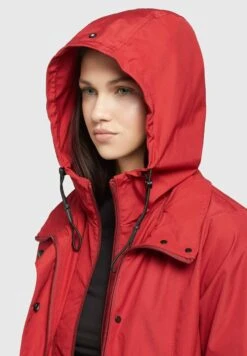 Khujo Felina - Impermeable - Rot -Moda Tienda 0fbb9ae9e0264c6b8cf71f7d45c0da51