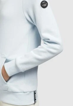 Khujo Rhabea - Jersey Con Capucha - Hellblau -Moda Tienda 1023b5e19f6649848565674af4ab60b7