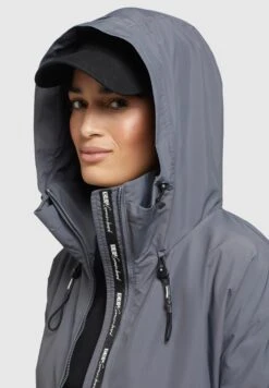 Khujo Blair - Chaqueta De Entretiempo - Graublau -Moda Tienda 11333b478c504f70ae2c2ee14d49488c