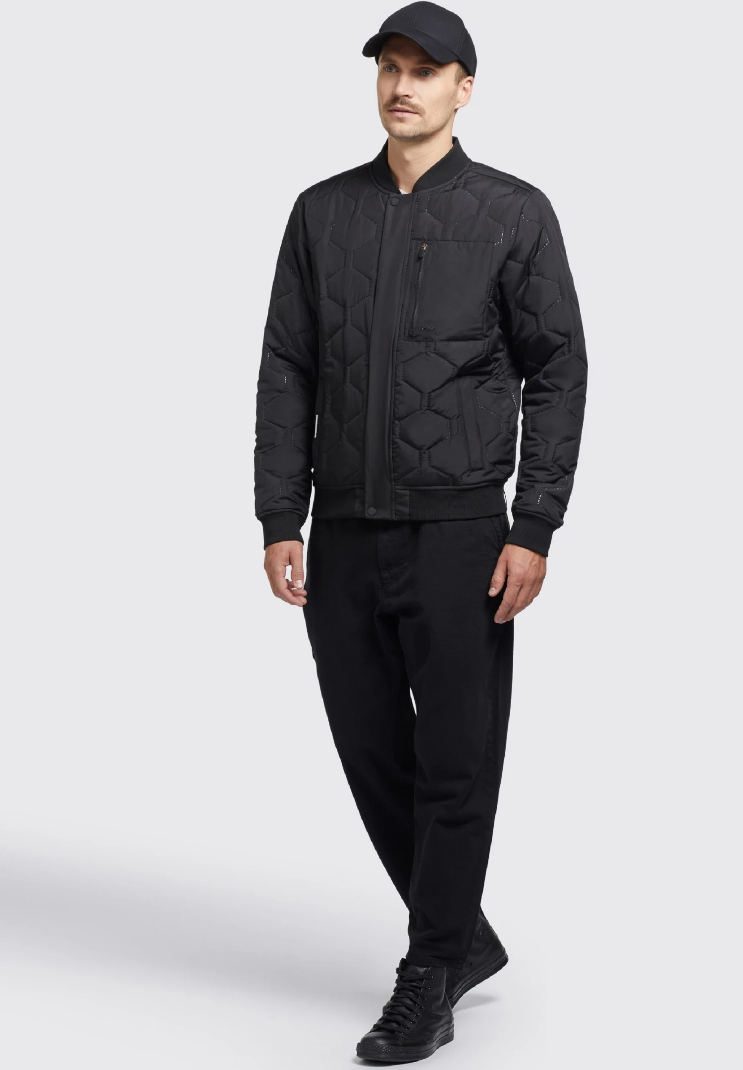 Khujo Carlson - Chaqueta De Entretiempo - Schwarz 4 Khujo Carlson - Chaqueta De Entretiempo - Schwarz - Image 2