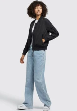 Khujo Stence2 - Chaquetas Bomber - Schwarz -Moda Tienda 192a45b6f0cc4b1e948325ab7283c830