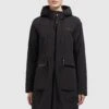 Khujo Levane - Impermeable - Schwarz -Moda Tienda 1a4cd2eaf7be40e58e743233b79cc1ea