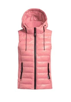 Khujo Fabia Shiny - Chaleco - Rosa 17 Khujo Fabia Shiny - Chaleco - Rosa -Moda Tienda 1bf560a21a3d4e61ad81c273fc7f206a