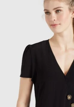 Khujo Porgy - Vestido Informal - Schwarz -Moda Tienda 1ce3088e86ef4461bbc5c4968e429f02