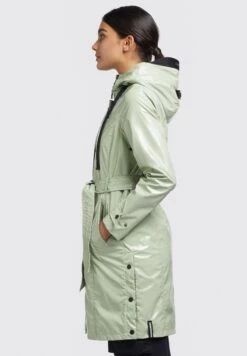 Khujo Alecia - Gabardina - Blassgrün -Moda Tienda 1f7fd723519f49d69552e22bd00f92f4