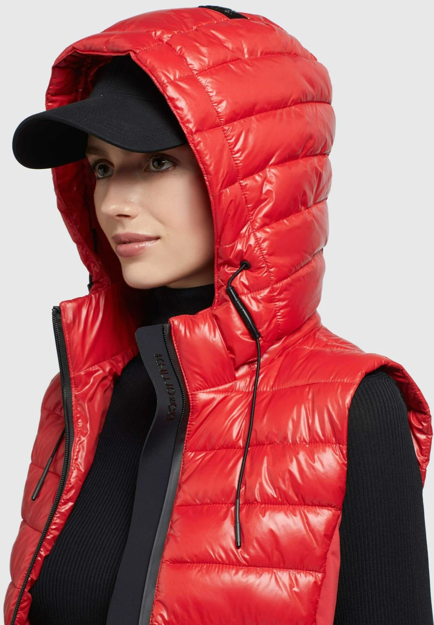 Khujo Fabia Shiny - Chaleco - Rot 8 Khujo Fabia Shiny - Chaleco - Rot - Image 6