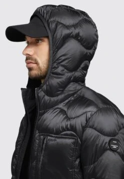 Khujo Remo - Chaqueta De Entretiempo - Schwarz -Moda Tienda 26ce0d3e8dcc46648417a6cde54161ff