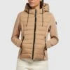 Khujo Ghita Matt - Chaqueta De Entretiempo - Beige -Moda Tienda 2a9529d142dc4715b85c7ab70b9b91e0