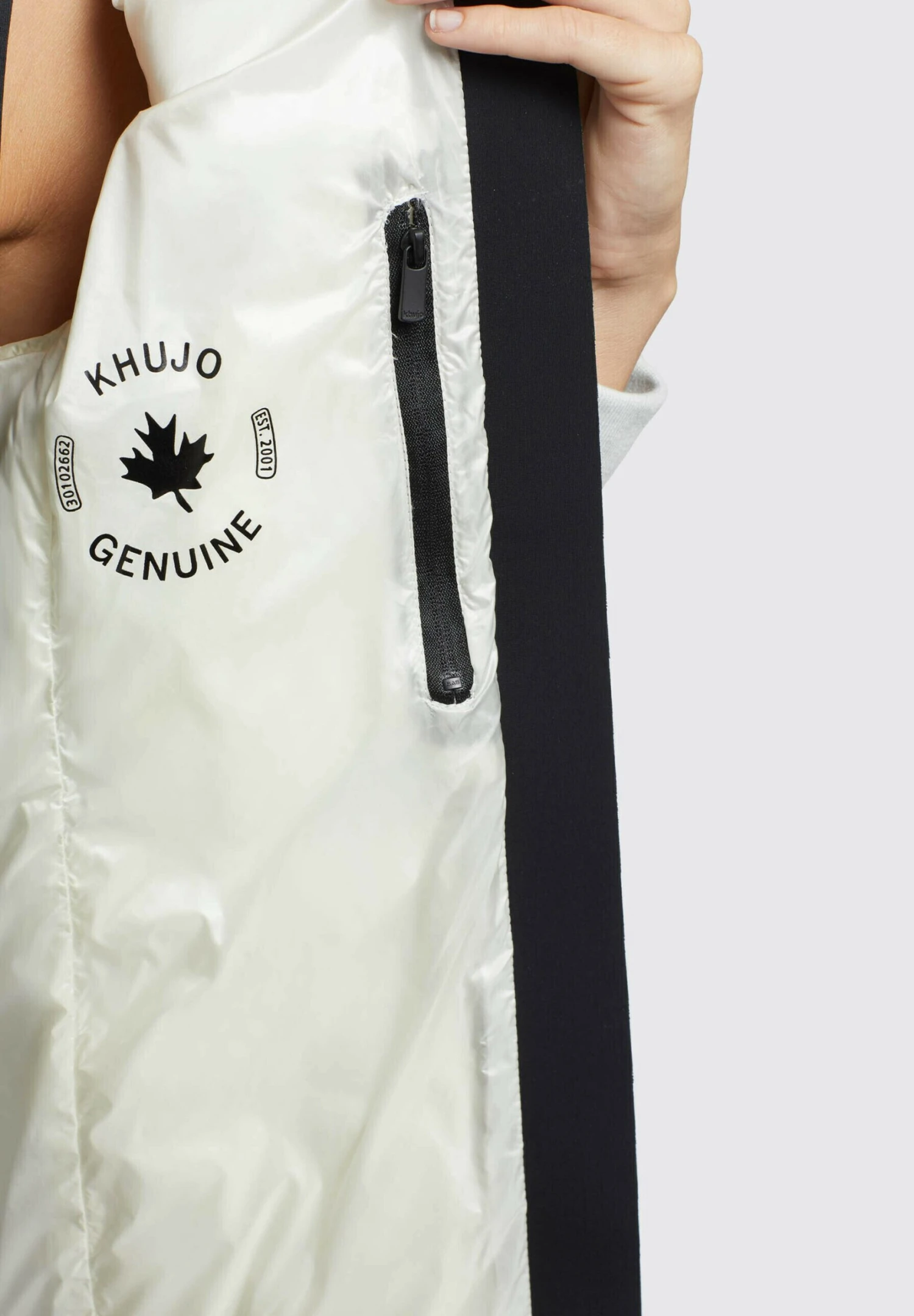 Khujo Maude Shiny - Chaquetas Bomber - Cremeweiß 8 Khujo Maude Shiny - Chaquetas Bomber - Cremeweiß - Image 6