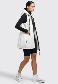 Khujo Malin - Chaleco - Naturweiß -Moda Tienda 2f708d79ad844092b8d9e96135efcbc1