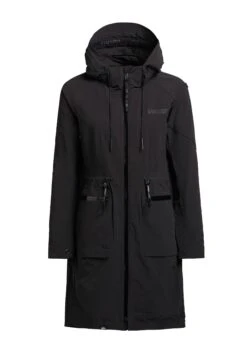 Khujo Levane - Impermeable - Schwarz -Moda Tienda 31f4c1b84b384cbda6ee51bb79159551