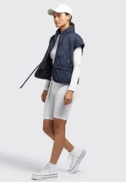 Khujo Hera - Chaleco - Dunkelblau -Moda Tienda 33d3e0fa613844f68a6c8c6ac2a36891