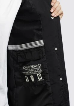 Khujo Adda - Abrigo Corto - Schwarz -Moda Tienda 3942ca4f0ec64b18bb75768e5a476d3b