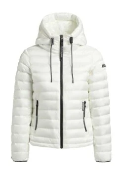 Khujo Lovina4 Shiny - Chaqueta De Entretiempo - Cremeweiß -Moda Tienda 411efe9f220d48f1b8c30bccc7b50dc9