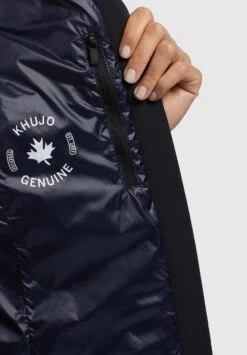 Khujo Maude Shiny - Chaquetas Bomber - Dunkelblau -Moda Tienda 42a5845bb044469ab23de6b24ee5376a