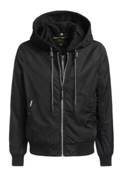 Khujo Persee - Chaqueta Fina - Schwarz -Moda Tienda 44b956fbcf124607aa6d3613a3cb0f66
