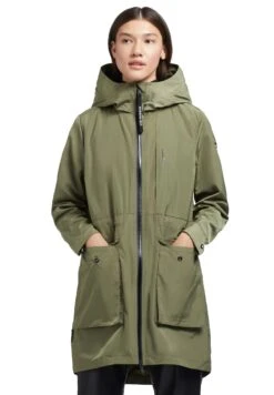 Khujo Mantel Ging - Abrigo Corto - Olivgrün -Moda Tienda 44c73baa3def484f90b94f70f764852d