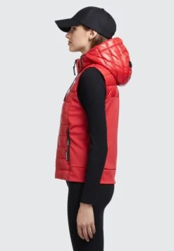 Khujo Fabia Shiny - Chaleco - Rot 14 Khujo Fabia Shiny - Chaleco - Rot -Moda Tienda 4bfe76287f9c45a28c524d8d2c3ff65d