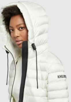 Khujo Lovina4 Shiny - Chaqueta De Entretiempo - Cremeweiß -Moda Tienda 5a6a531c7cca40d1bb2fca924f85d154