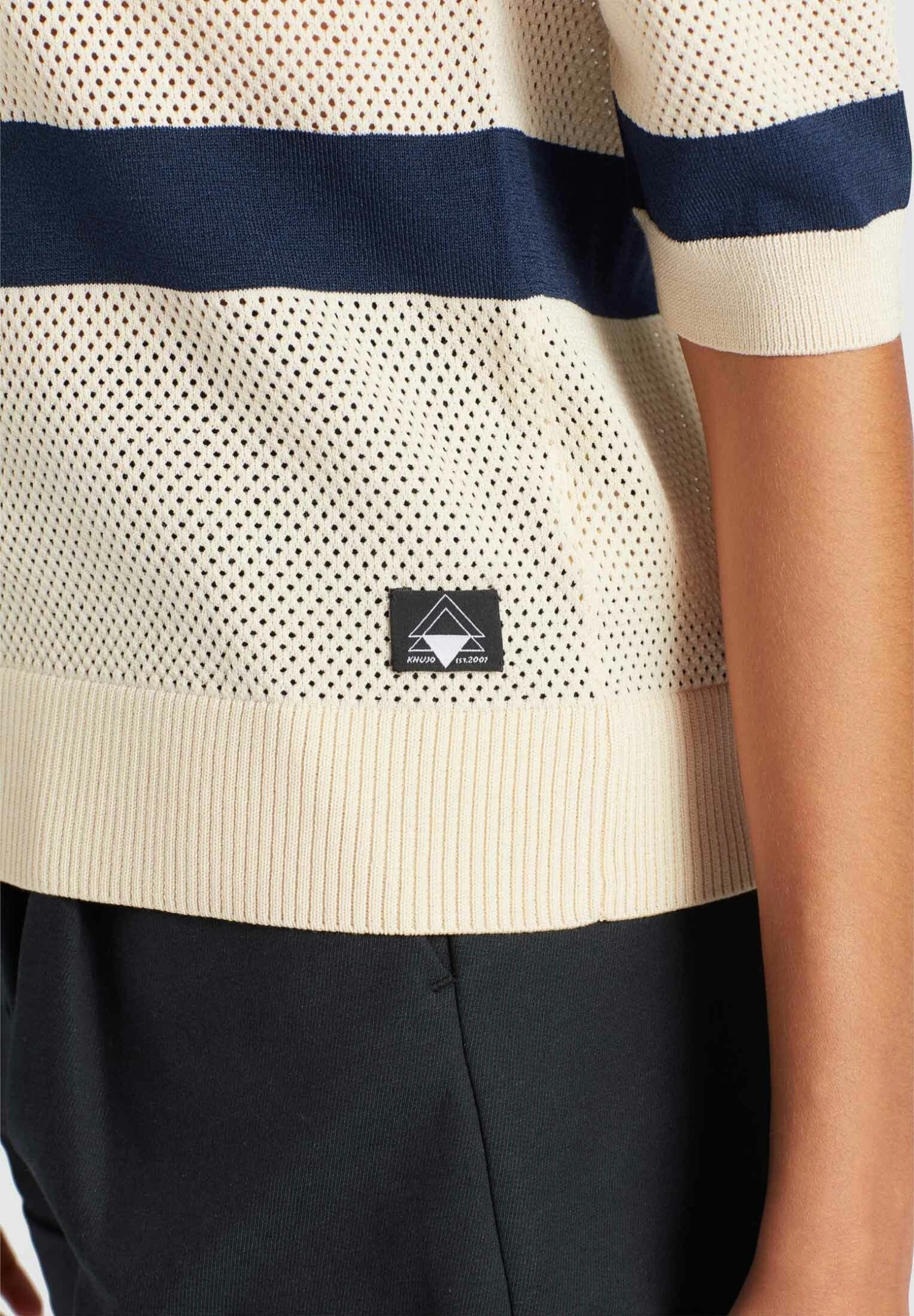 Khujo Chumane - Camiseta Estampada - Sand/Dark Blue 8 Khujo Chumane - Camiseta Estampada - Sand/Dark Blue - Image 6