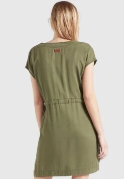 Khujo Anneli - Vestido Vaquero - Khaki Gewaschen -Moda Tienda 5deb8955c5b1467fa679622f2aba8a75