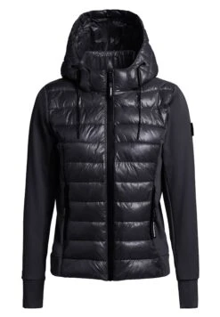 Khujo Ghita Shiny - Chaqueta De Entretiempo - Schwarz -Moda Tienda 608ab1ed69a54e3db7fedc911a74aa26