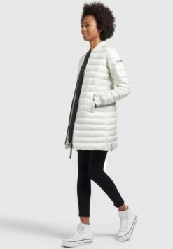 Khujo Greta Shiny - Chaqueta De Entretiempo - Cremeweiß -Moda Tienda 6113cdd9a6d0405895aeaf8b65ed6d94