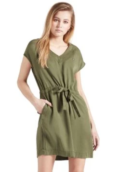 Khujo Anneli - Vestido Vaquero - Khaki Gewaschen -Moda Tienda 6979b1375a7e404ea7a28c02550622d4
