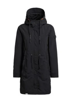 Khujo Adda - Abrigo Corto - Schwarz -Moda Tienda 71ba62a874424428a8172635c4653655