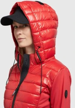 Khujo Ghita Shiny - Chaqueta De Entretiempo - Rot -Moda Tienda 7c6a5f7b409045c9b97b335b9d976505