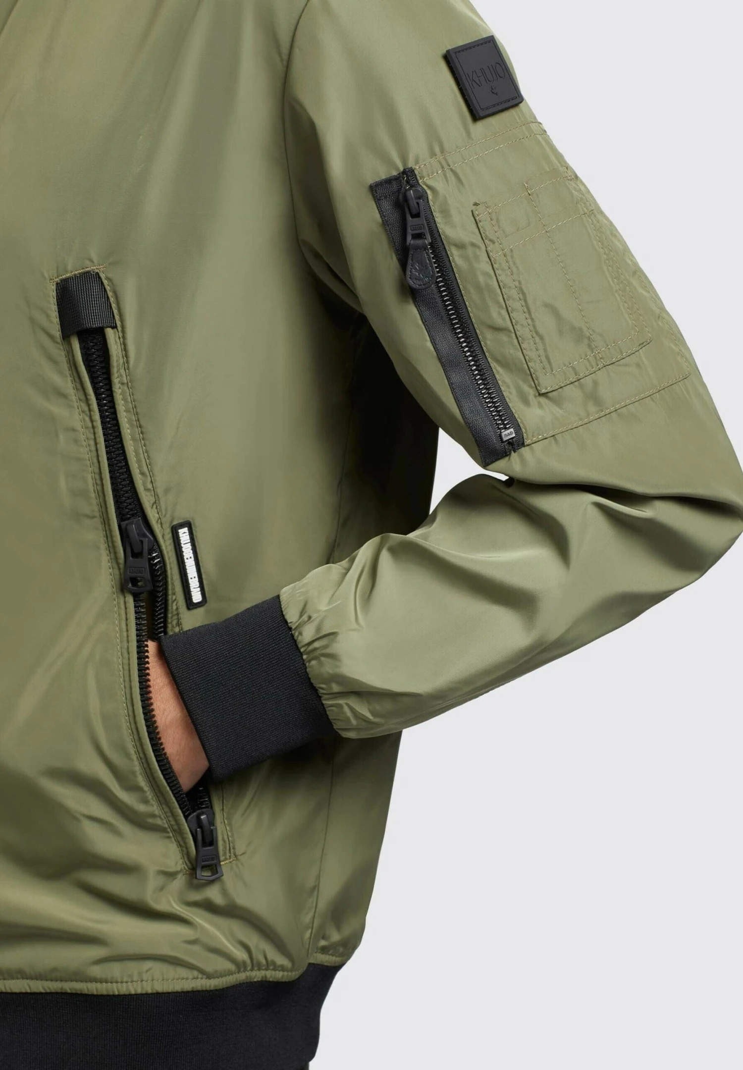 Khujo Astile2 - Chaquetas Bomber - Olivgrün 8 Khujo Astile2 - Chaquetas Bomber - Olivgrün - Image 6