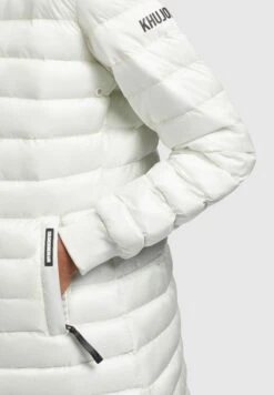 Khujo Greta Shiny - Chaqueta De Entretiempo - Cremeweiß -Moda Tienda 7f80f288ec494b44a4884e373a6389ad