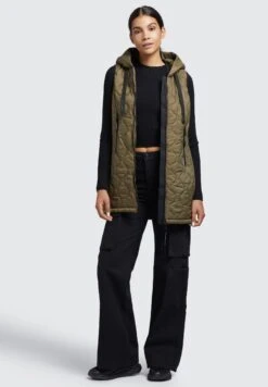 Khujo Malin - Chaleco - Olivgrün -Moda Tienda 8338e291a63844b89cb7e6207a953461