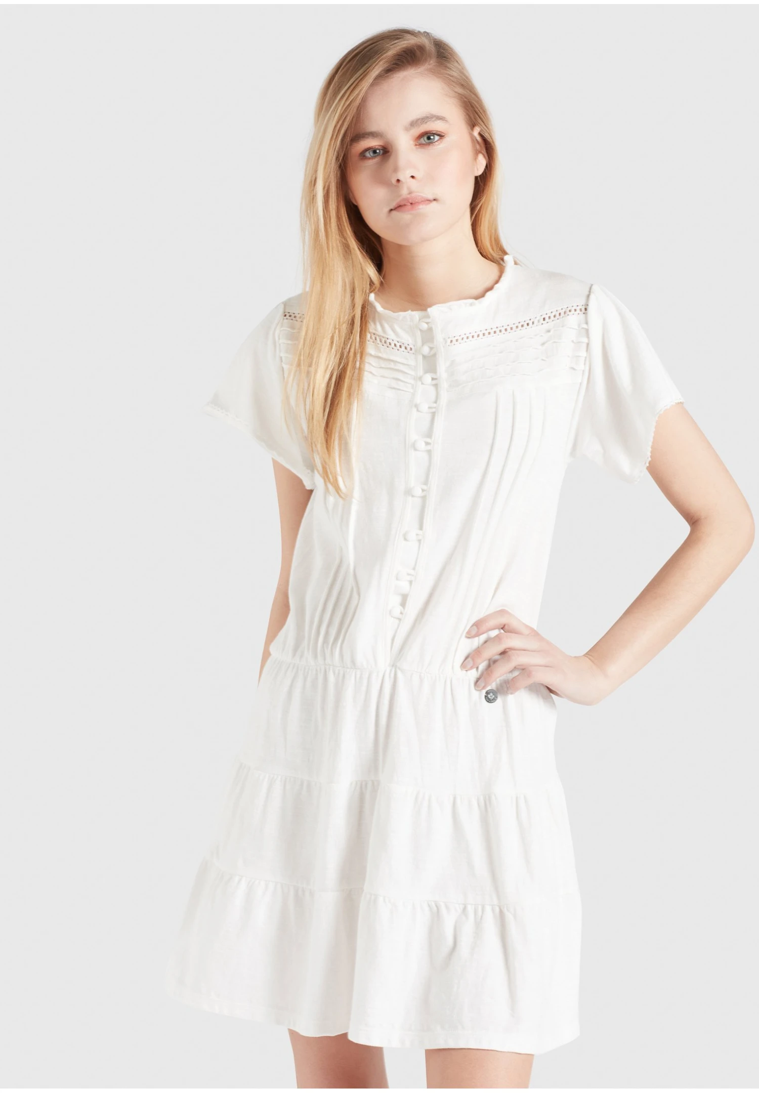 Khujo Kapua - Vestido Informal - Weiß 6 Khujo Kapua - Vestido Informal - Weiß - Image 4