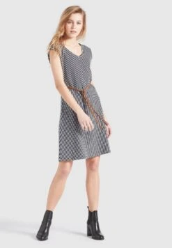 Khujo Leifa - Vestido Informal - Dunkelblau-Weiß Gestreift 17 Khujo Leifa - Vestido Informal - Dunkelblau-Weiß Gestreift -Moda Tienda 8d57322fc91245dca265a36fc523bc65