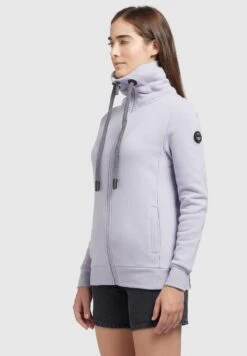 Khujo Tosta - Sudadera Con Cremallera - Flieder -Moda Tienda 8d5be84698fd4eab901507e66abff0d4
