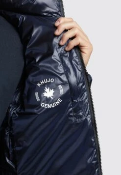 Khujo Percy Shiny - Chaqueta De Entretiempo - Dunkelblau -Moda Tienda 8fbe747c34bf469d9ae1a9e7de1afd49