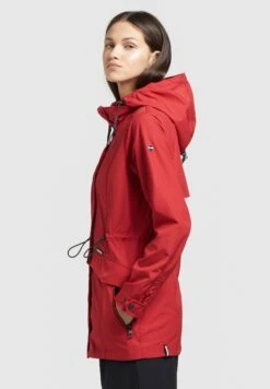 Khujo Felina - Impermeable - Rot -Moda Tienda 91bfbb93487f4bf1b56b1ff626716d30