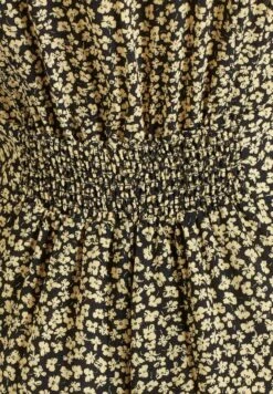 Khujo Borgia - Mono - Schwarz-Gelb Geblümt -Moda Tienda 93a86bde606141debb3d91824275c77c