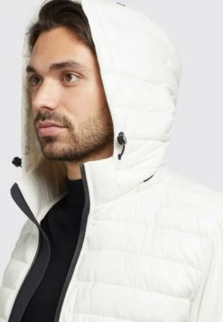 Khujo Bolt Shiny - Chaqueta De Entretiempo - Cremeweiß -Moda Tienda 9b208939f42d462e8da91b6747065fa0