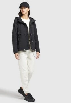 Khujo Zahira3 - Chaqueta Fina - Schwarz -Moda Tienda a179a708387349599e0c411674a40635