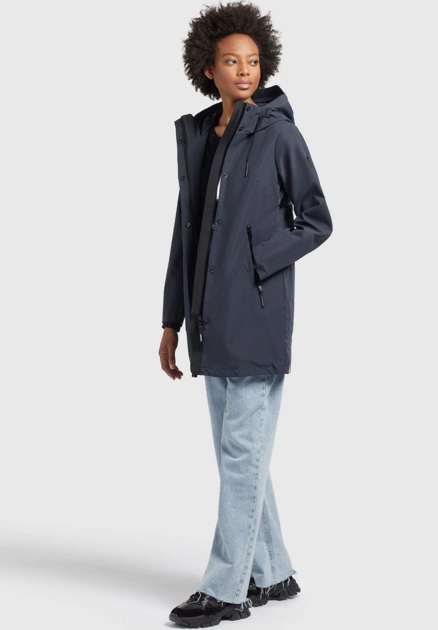 Khujo Izaf - Impermeable - Dunkelblau 6 Khujo Izaf - Impermeable - Dunkelblau - Image 4