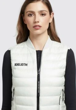 Khujo Stacy- Chaleco - Weiß -Moda Tienda a53fc91c50784b9ba766d1b2b561d79a