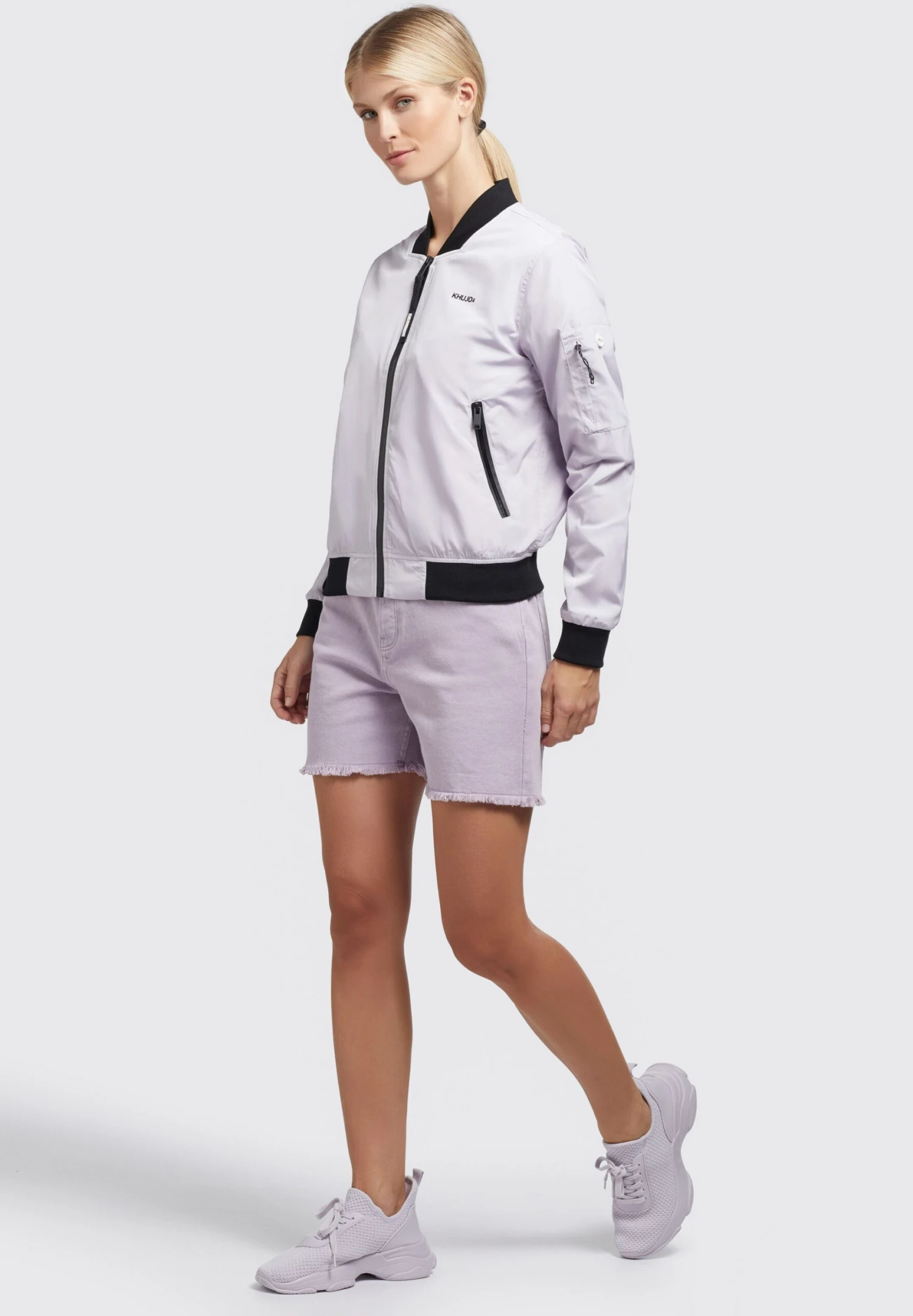 Khujo Stence2 - Chaquetas Bomber - Flieder Hell 6 Khujo Stence2 - Chaquetas Bomber - Flieder Hell - Image 4