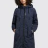 Khujo Mantel Voya3 - Parka - Dunkelblau -Moda Tienda ac2aef62e79c439f971610ac015a5a03