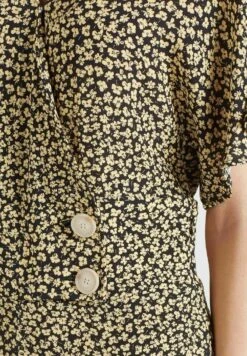 Khujo Borgia - Mono - Schwarz-Gelb Geblümt -Moda Tienda af379724558d423ab9f19f8031bf325d