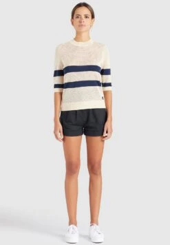 Khujo Chumane - Camiseta Estampada - Sand/Dark Blue